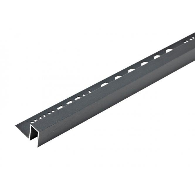 Tile Bank 12MM Anthracite Grey Box Tile Trim 2.5M