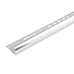 Tile Bank 12mm Round Edge Bright Silver Tile Trim 2.5M