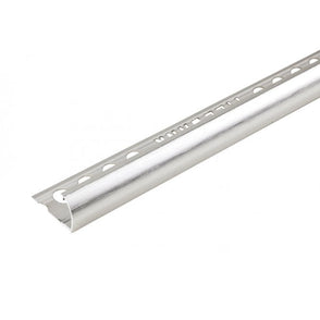 Tile Bank 12MM Round Edge Brushed Silver Trim 2.5M