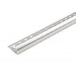 Tile Bank 12MM Round Edge Brushed Silver Trim 2.5M