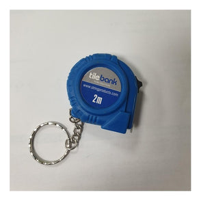 Tile Bank 2m Keyring-Style Measuring Tape