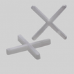 2mm Cross Shaped Tile Spacers (250 Pcs)