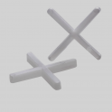 2mm Cross Shaped Tile Spacers (500 Pcs)
