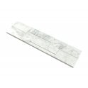 3D Convec Carrara White 10cm x 40cm Marble Tile