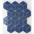 3D Gloss Buckingham Blue 30.5cm x 26.5cm Mosaic