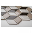 3D Gloss Mix Brown 30.5cm x 26.5cm Mosaic