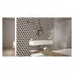 3D Gloss Mix Brown 30.5cm x 26.5cm Mosaic