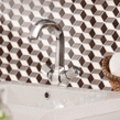 3D Gloss Mix Brown 30.5cm x 26.5cm Mosaic
