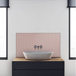 3D Gloss Pink 30.5cm x 26.5cm Mosaic