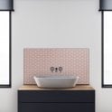 3D Gloss Pink 30.5cm x 26.5cm Mosaic