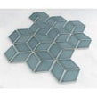 3D Gloss Teal 30.5cm x 26.5cm Mosaic