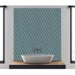 3D Gloss Teal 30.5cm x 26.5cm Mosaic