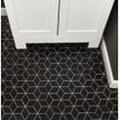 3D Matt Black 30.5cm x 26.6cm (4.8cm x 4.8cm) Mosaic Tile