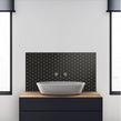 3D Matt Black 30.5cm x 26.6cm (4.8cm x 4.8cm) Mosaic Tile