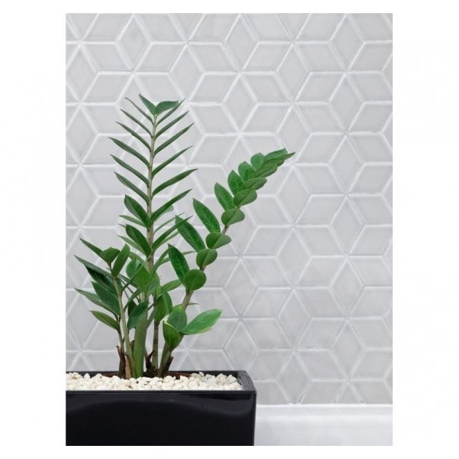 3D Matt Grey 30.5cm x 26.5cm Mosaic