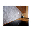 3D Matt Grey 30.5cm x 26.5cm Mosaic