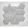 3D Matt Grey 30.5cm x 26.5cm Mosaic