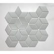 3D Matt Grey 30.5cm x 26.5cm Mosaic