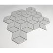 3D Matt Grey 30.5cm x 26.5cm Mosaic