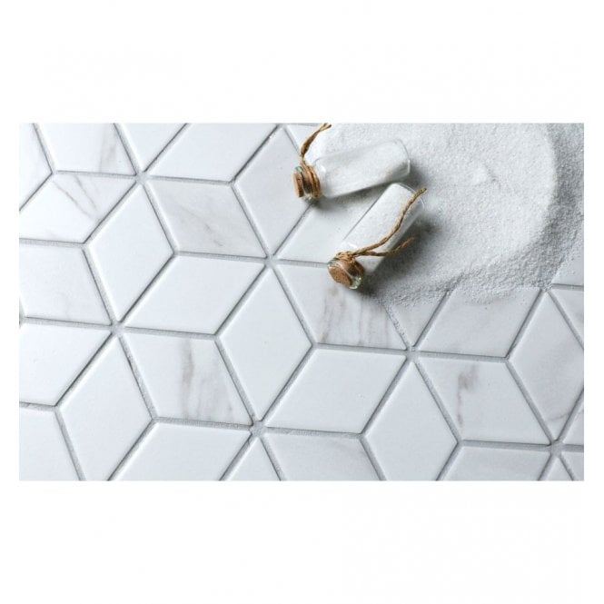 3D Staturio Matt 30.5cm x 26.5cm Mosaic Tile