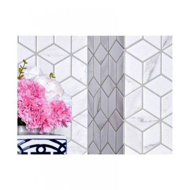 3D Staturio Matt 30.5cm x 26.5cm Mosaic Tile