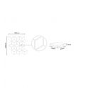 3D Staturio Matt 30.5cm x 26.5cm Mosaic Tile