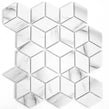 3D Staturio Matt 30.5cm x 26.5cm Mosaic Tile