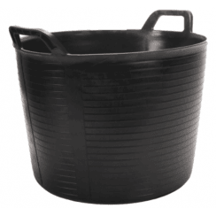 Rubi 40 Litre Black Plastic Trug