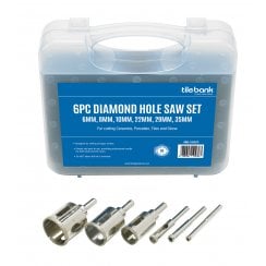 Tile Bank 6 Piece Diamond Hole Saw Set