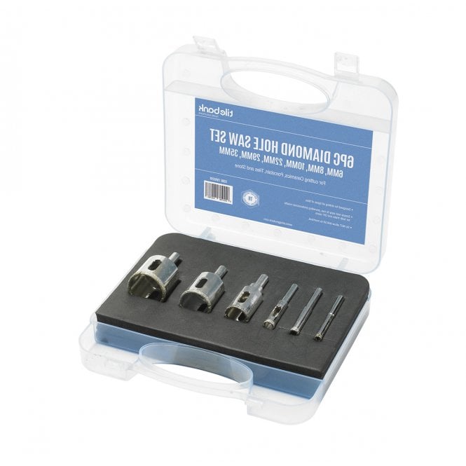 Tile Bank 6 Piece Diamond Hole Saw Set