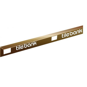 Tile Bank 8MM Bright Brass Tile Trim 2.5M