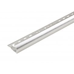Tile Bank 8MM Round Edge Brushed Silver Trim 2.5M