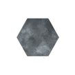 Abril Black 17.5cm x 15cm Wall & Floor Hexagon Tile