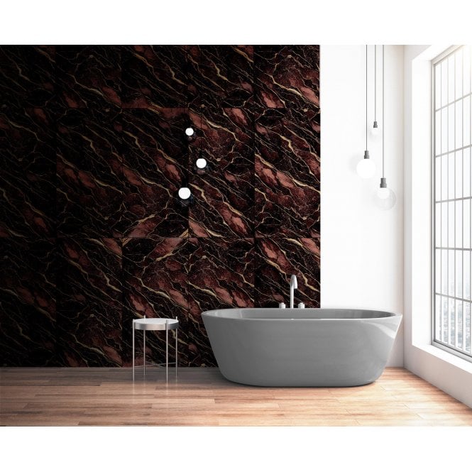 Abstract Red 60cm x 120cm Wall & Floor Tile