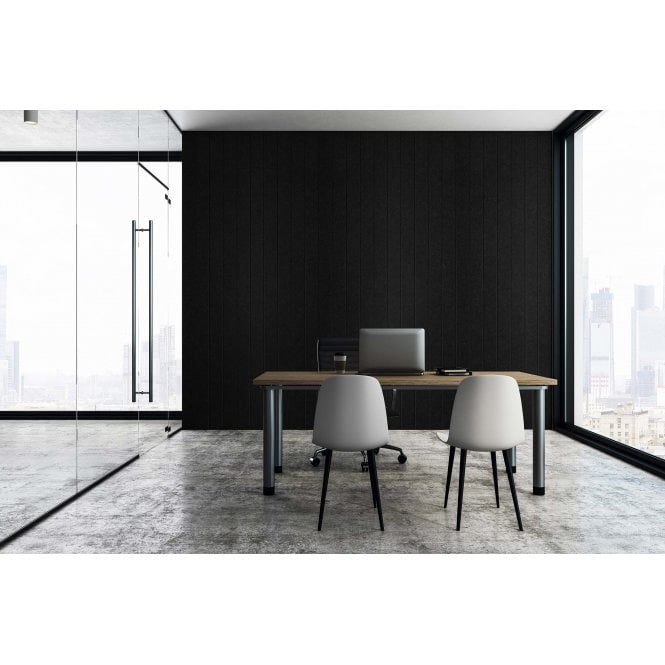 Acoustic Groove Ash Felt Panel 240cm x 60cm