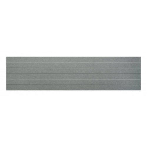Acoustic Groove Grey Felt Panel 240cm x 60cm