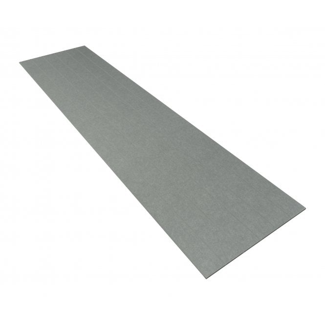 Acoustic Groove Grey Felt Panel 240cm x 60cm