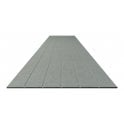 Acoustic Groove Grey Felt Panel 240cm x 60cm