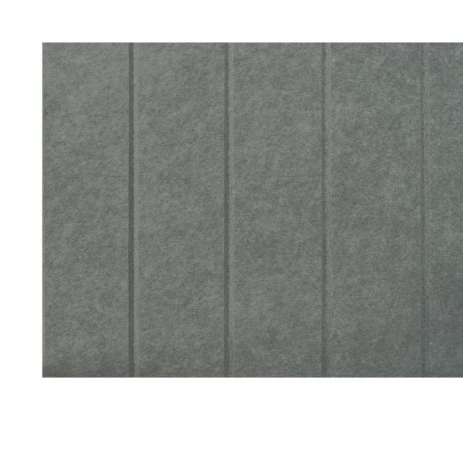 Acoustic Groove Grey Felt Panel 240cm x 60cm