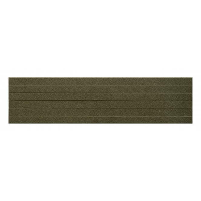 Acoustic Groove Olive Brown Felt Panel 240cm x 60cm