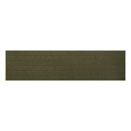 Acoustic Groove Olive Brown Felt Panel 240cm x 60cm