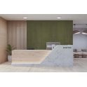 Acoustic Groove Olive Brown Felt Panel 240cm x 60cm