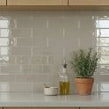 Acquarella Antic Green 7.5cm x 30cm Wall Tile