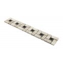 Adria Stone & Metal 5cm x 30cm Border Tile
