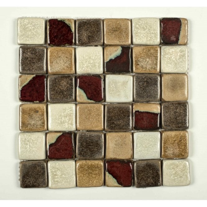 Agueda 30cm x 30cm Fired Ceramic Mosaic
