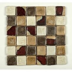 Agueda 30cm x 30cm Fired Ceramic Mosaic