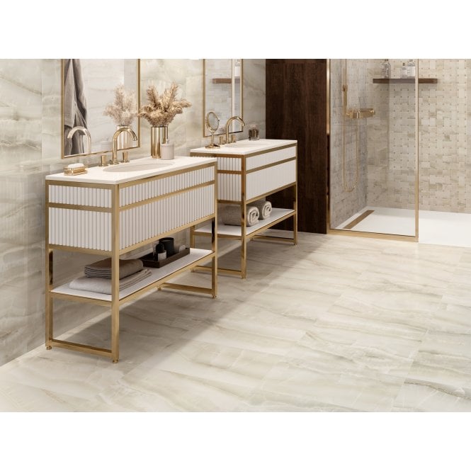 Italian Design Akoya Ivory Rectified 60cm x 120cm Wall & Floor Tile