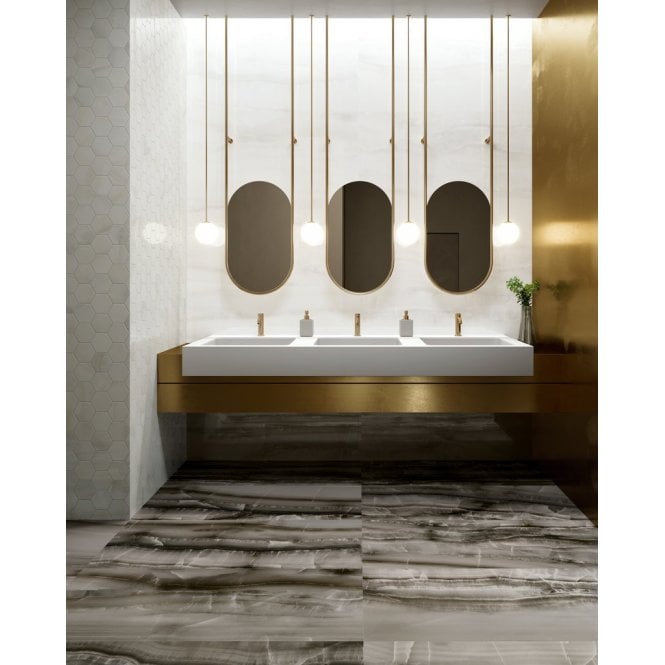 Italian Design Akoya Ocean Rectified 60cm x 120cm Wall & Floor Tile