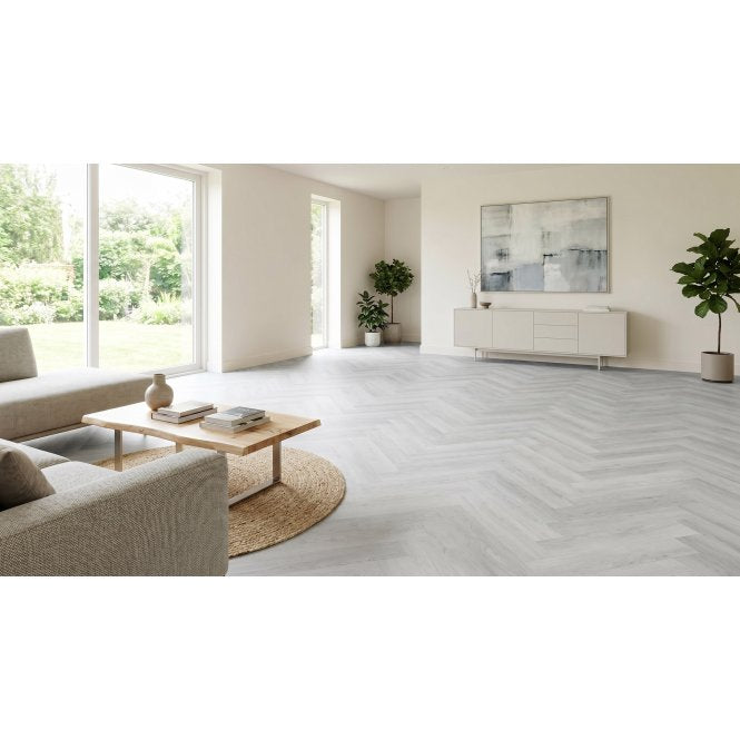 Alaska White Herringbone SPC 12.7cm x 63.6cm (1.774 Sq/M Per Pack)