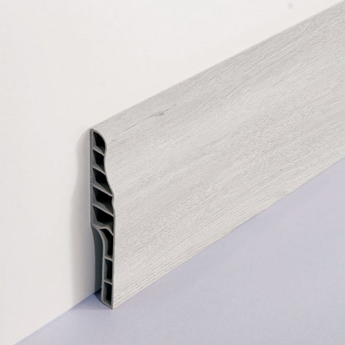Alaska White SPC Skirting 9cm x 240cm x 15mm